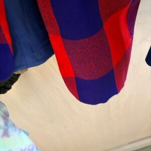Red and Blue bright Plaid Blazer PLUS 42 more items for FREE!